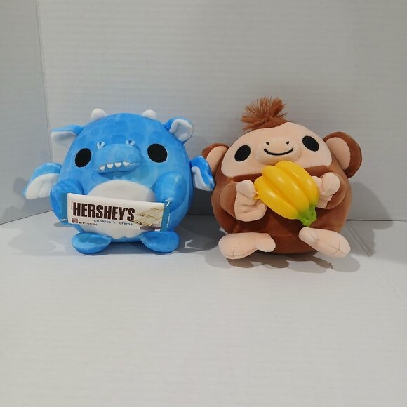 Snackles Series 2 Plush Monkey Holding A Bunch Of Bananas ZURU & Dragon&Hershey - Picture 8 of 15